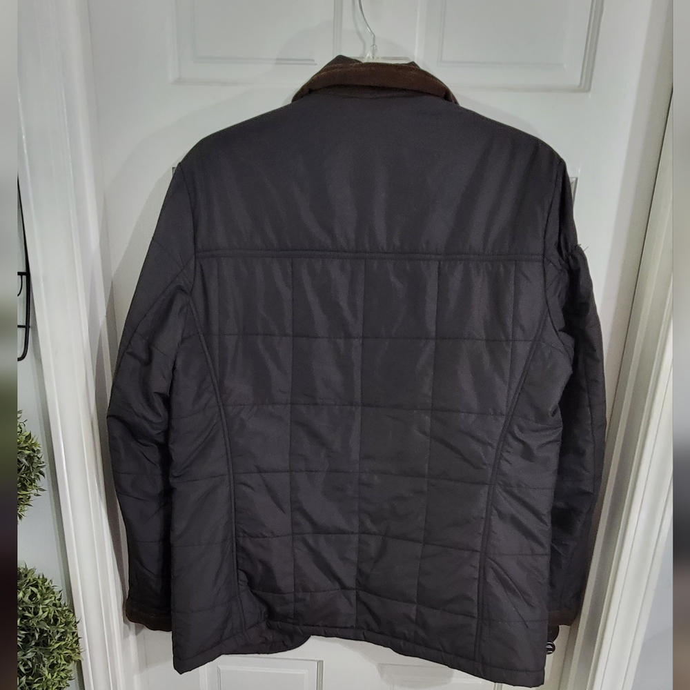 Sean John New York  Quilted Puffer Button Front Corduroy Trim Jacket XL - Picture 2 of 10